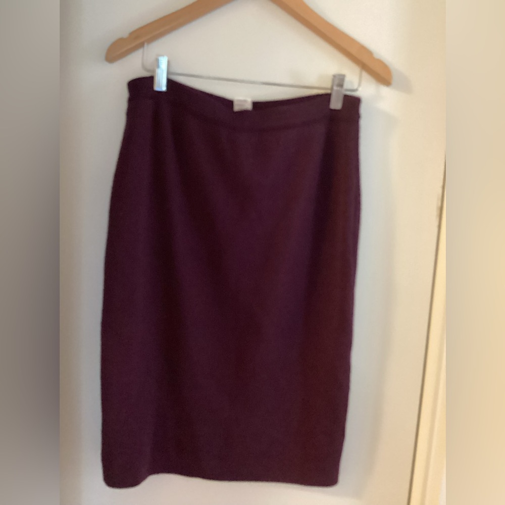 Rodier plum knit skirt.  European 42/US 8
